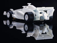 AFX Mega G+ Formula F1 White Paintable Unpainted HO Slot Car 22089