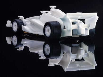 AFX Mega G+ Formula F1 White Paintable Unpainted HO Slot Car 22089