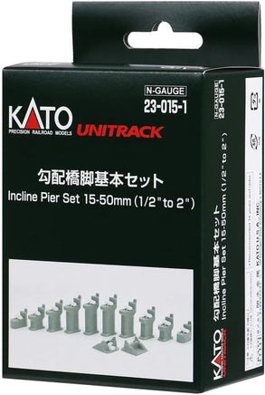 N Kato 15-50mm Incline Pier Set 23-015-1
