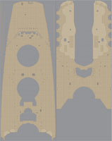 1/350 Pontos Model IJN Yamato Wooden Deck Set 1945 (New Tool) 35029WD1