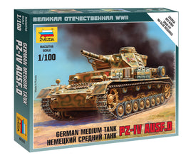 1/100 Zvezda German Medium Tank Pz.IV Ausf.D 6151