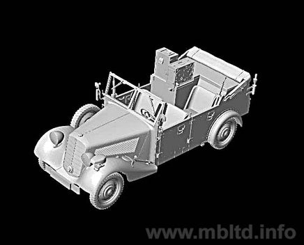 1/35 Master Box Sd. Kfz. 2 Type 170 VK German Military Radio Car WWII Era 3531