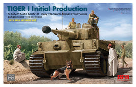 1/35 Ryefield Models Tiger I Initial Production Early 1943 North African Front/Tunisia w/Full Interior 5050