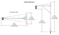 O Woodland Mast Arm Traffic Lights 5666 - MPM Hobbies