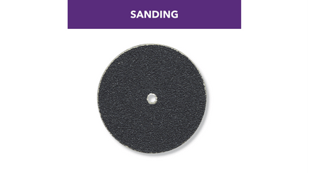 Dremel 3/4" Sanding Discs - 180 Grit 411