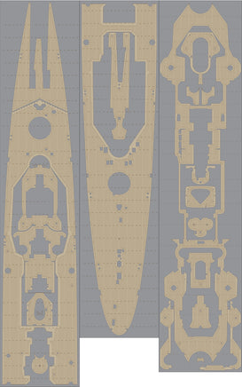 1/350 Pontos Model DKM Hipper Wooden Deck Set Type R 35018WD1