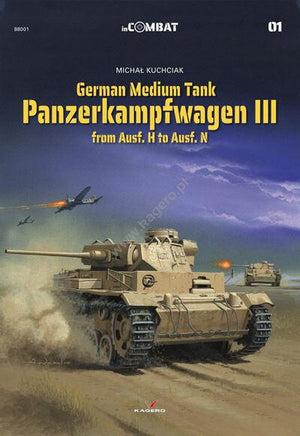 Kagero Publishing German Medium Tank Panzerkampfwagen III Book 88001