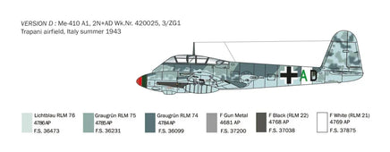 1/72 Italeri Me 410 A-1 Hornisse 0074