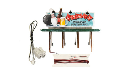 HO Woodland Lanes Bowling & Bar 5796 - MPM Hobbies