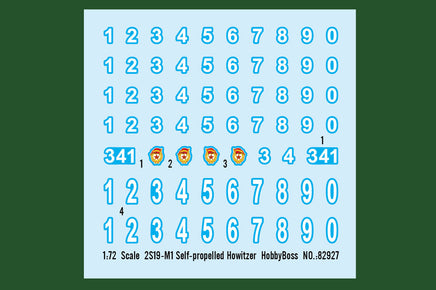 1/72 Hobby Boss 2S19-M1 Self-Propelled Howitzer 82927