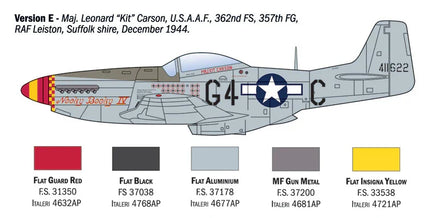 1/72 Italeri P-51D Mustang Aces 1484 - MPM Hobbies