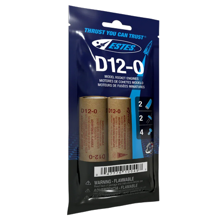 Estes Rockets D12-0 Engines 010049