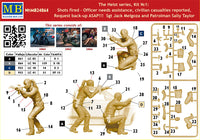 1/24 Master Box The Heist Series Kit #1: Sgt. Jack Melgoza and Patrolman Sally Taylor 24064