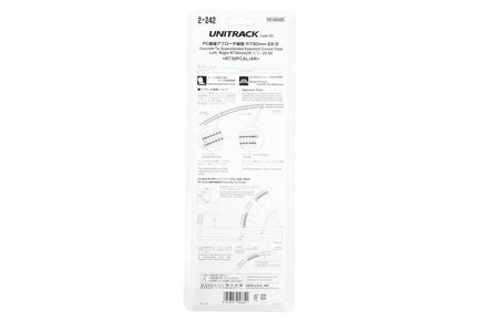 HO Kato 730mm (28 3/4″) Radius 22.5' CT Easement Track Left + Right 2-242