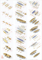 1/200 Pontos Model HMS Hood 1941 Detail Up Set 23009F1