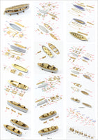 1/200 Pontos Model HMS Hood 1941 Detail Up Set 23009F1