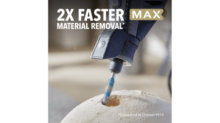 Dremel 1/4" Small Taper Wood & Plastic Max Power Carving Bit 9952