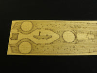 1/350 Pontos Model HMS Dreadnought Wooden Deck Set 35028WD1