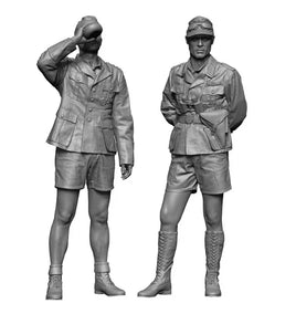 1/16 H3 Model WWII German Dak Officer Set 3D Printed Figure 16058