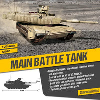 1/35 Academy US Army M1A2 V2 Tusk II 13504