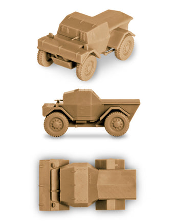 1/100 Zvezda British Armored Car Daimler Mk-1 6229