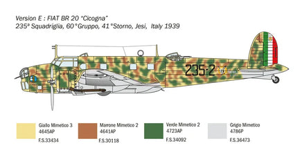 1/72 Italeri FIAT BR.20 Cicogna 1447