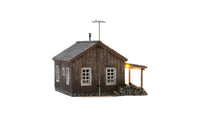 HO Woodland Rustic Cabin BR5065
