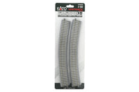 HO Kato 790mm (31 1/8″) Radius 22.5' CT Easement Track Left + Right 2-252
