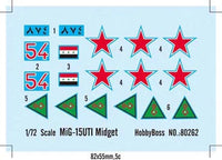 1/72 Hobby Boss MiG-15UTI Midget 80262 - MPM Hobbies
