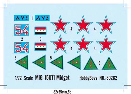 1/72 Hobby Boss MiG-15UTI Midget 80262 - MPM Hobbies