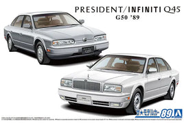 1/24 Aoshima The Model Car Nissan G50 President JS / Infiniti Q45 '89 64047