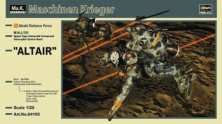 1/20 Hasegawa Altair W.H.J.131 Space Type Humanoid Unmanned Interceptor Großer Hund 64105