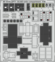 1/48 Eduard B-24D radio compartment Photo etched set for HOBBY BOSS kit 491519