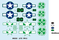 1/72 Hobby Boss FM-2 "Wildcat" Easy Assembly Authentic Kit 80222