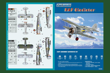 1/72 Hobby Boss RAF Gladiator 80289