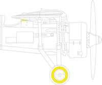 1/48 Eduard Paint Mask for ARMA HOBBY PZL P.11c EX772
