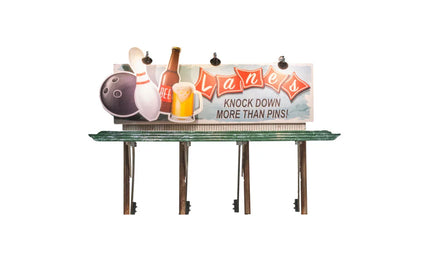 HO Woodland Lanes Bowling & Bar 5796 - MPM Hobbies