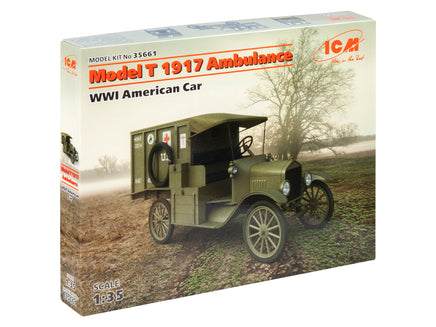 1/35 ICM Model T 1917 Ambulance WWI American Car 35661