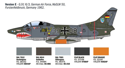 1/48 Italeri Fiat G.91 R 92645 - MPM Hobbies