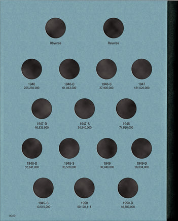 Whitman Coin Folder - Roosevelt Dimes Collection #1: 1946-1964 9029
