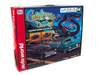 HO Auto World 14' California Cruising "The Pacific Coast Highway" Slot Race Set RS331R