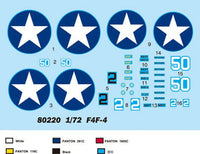 1/72 Hobby Boss F4F-4 "Wildcat" Easy Assembly Authentic Kit 80220