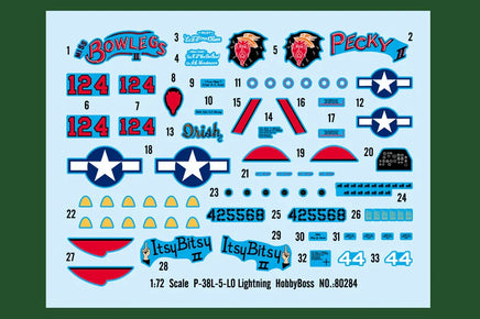 1/72 Hobby Boss P-38L-5-LO Lightning 80284