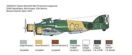 1/72 Italeri S.79 Sparviero Bomber Version 1412
