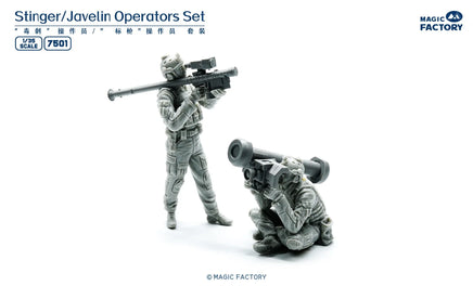 1/35 Magic Factory FIM-92 Stinger/FGM-148 Javelin Operators Set 7501 - MPM Hobbies