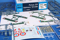 1/72 Azur Potez 25 Salmson 18 CMb Plastic Model Kit FR0054