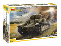 1/72 Zvezda Soviet Medium Tank T-28 5064