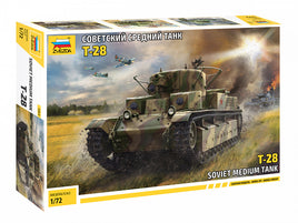 1/72 Zvezda Soviet Medium Tank T-28 5064