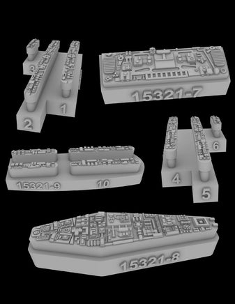 1/1000 Green Strawberry Intrepid Class - Sensors Array Upgrade Set 15321