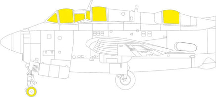 1/48 Eduard Paint Mask for AIRFIX Gannet AS.1/AS.4 TFace EX1017